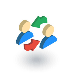 business refresh social network sharing switch vector image