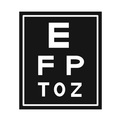 isolated object text and optical sign web vector image
