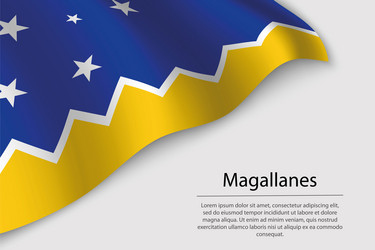 Magallanes Chilean Flag Wave vector