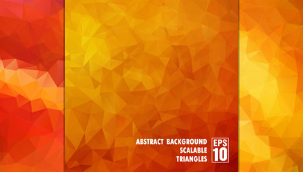 abstract geometric background of triangles vector image