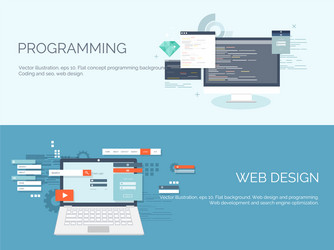 Modern Computing Background vector image