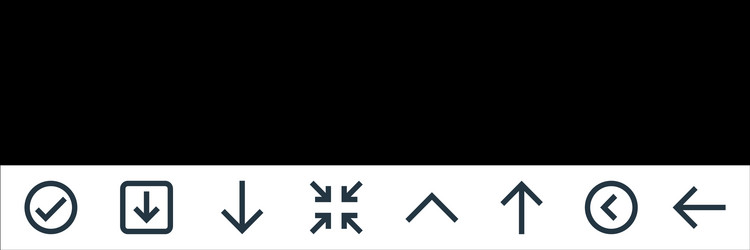 ui line icons linear set quality vector image