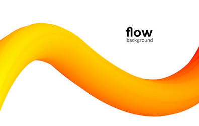 abstract futuristic flow background wave pattern vector image