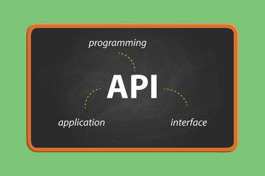 api application programming interface on text vector