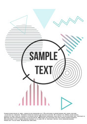 Minimum geometric coverage vector