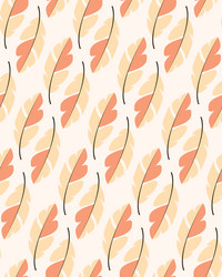 seamless pattern design with bohemian feathers vector image