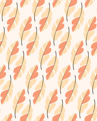 seamless pattern design with bohemian feathers vector