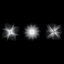 cosmic object is a geometric fractal vector image