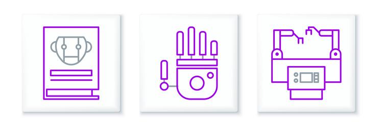 set line assembly user manual and mechanical vector image
