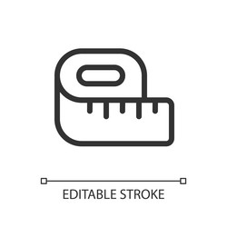 tape line pixel perfect linear ui icon vector image