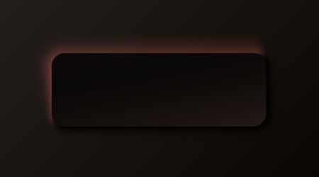 black frame label event bar button dark vector image