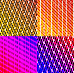 set of dark abstract spectrum background lines vector image