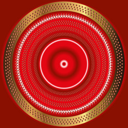 abstract themed red background with shiny d vector