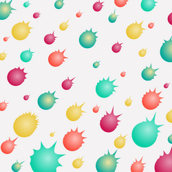 colorful of ball meteor shape pattern background vector image