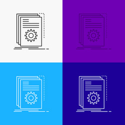 app build developer program script icon over vector image