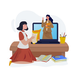 Online course learning Royalty Free Vector Image