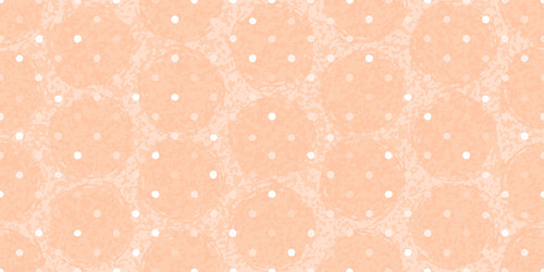 Peach fuzz circle spot pattern seamless vector