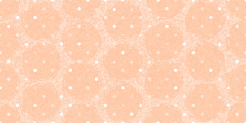 peach fuzz circle spot pattern seamless vector