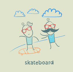 Skateboard vector