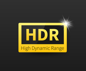 high dynamic range imaging definition hdr vector image