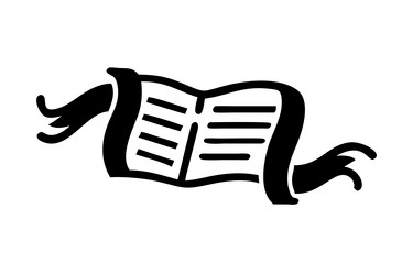 journey of books through time from scrolls vector image