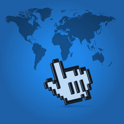 World click pointer vector