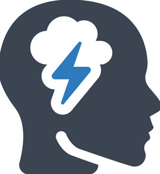 brainstorming icon vector