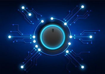 circuit technology background with hi-tech digital vector