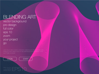 futuristic user interface ui technology vector image