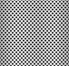 Seamless metal swatch perforated pattern vector