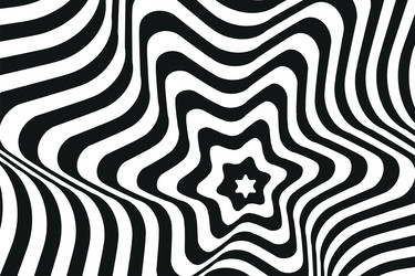 psychedelic style of abstract groovy background vector image