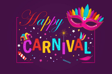 Carnival Celebration Poster Vector Image