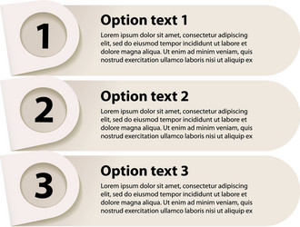 Minimal infographics sequence number vector