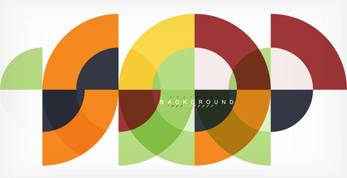 modern circle abstract background vector