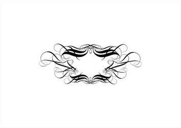 Ornamental Scroll Frame vector image