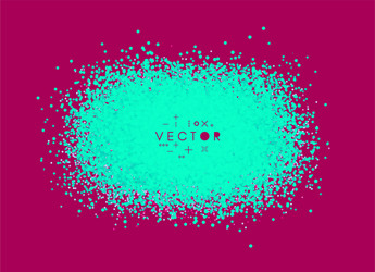 Chaotic particles in empty space dynamic vector
