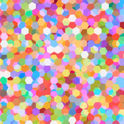 abstract background with colorful hex polygons vector image