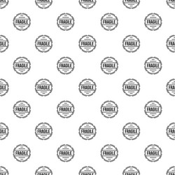 fragile pattern seamless vector image