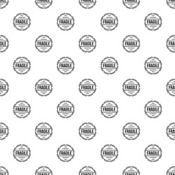 fragile pattern seamless vector