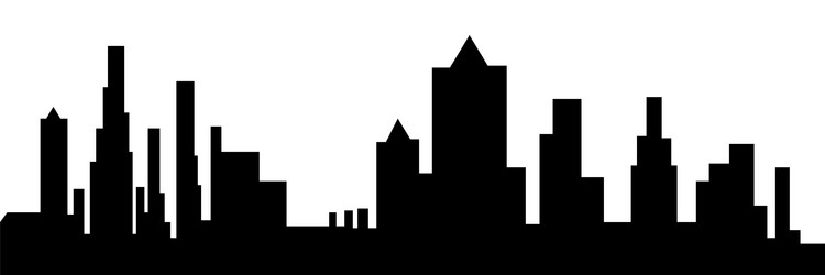 City skyline urban landscape vector