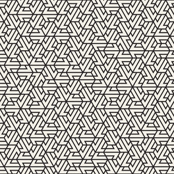 Modern Geometric Hexagonal Pattern vector image