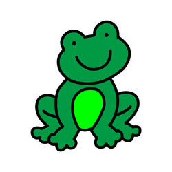 Frog icon in trendy design style vector