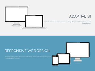 flat computing background vector image