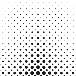 monochrome halftone circle pattern background vector
