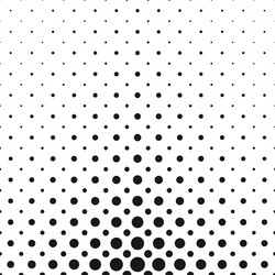 monochrome halftone circle pattern background vector