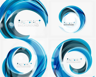 swirl line abstract background vector