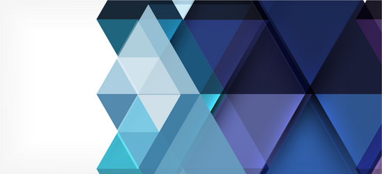abstract triangle pattern colorful backdrop vector image