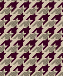 seamless pattern with houndstooth vector