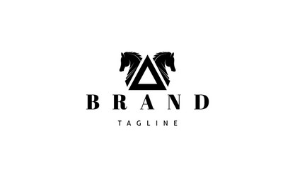 logo on which an abstract image two vector image