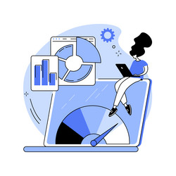 benchmark testing abstract concept vector image